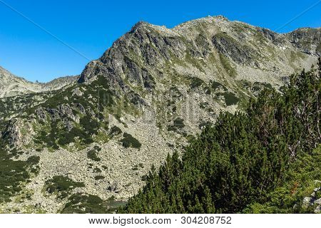Landscape With Prevalski Lakes, Dzhangal And Valyavishki Chukar Peaks, Pirin Mountain, Bulgaria