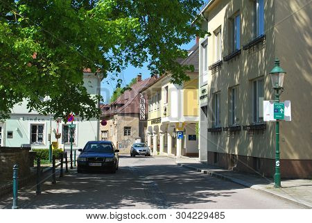 Persenbeug-gottsdorf, Lower Austria, Austria - April 22, 2019: The View Of The Historical Center Of 
