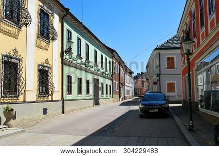 Persenbeug-gottsdorf, Lower Austria, Austria - April 22, 2019: The View Of The Historical Center Of 
