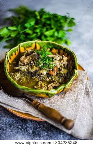 Georgian Chakapuli Dish