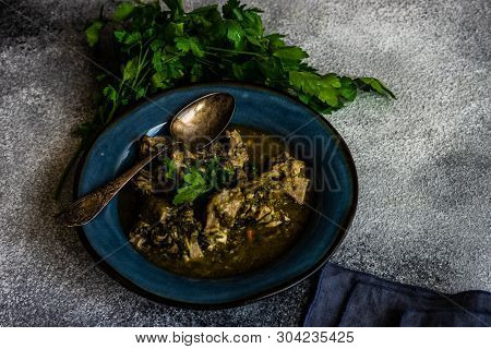 Georgian Chakapuli Dish
