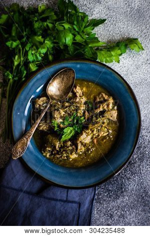 Georgian Chakapuli Dish