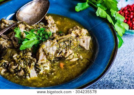 Georgian Chakapuli Dish