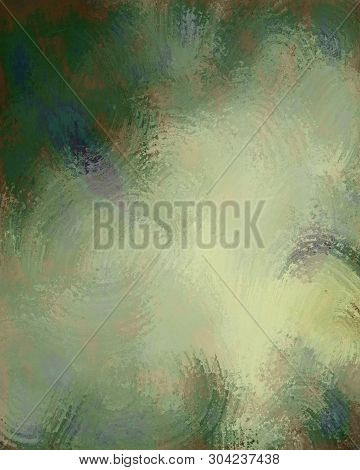 Dye Cloud, Green Fog, Toman Raster Illustration