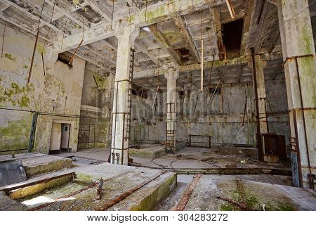 Destroyed Command Post Of The Secret Military Facility Of The Ussrs Airborne Radar System. Chernobyl
