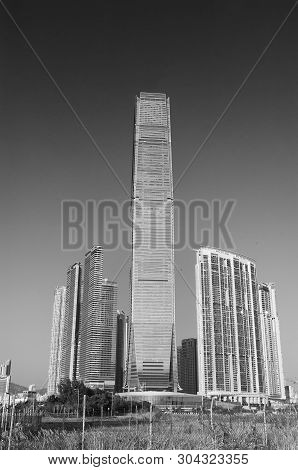 High Rise Office Building In Hong Kong City