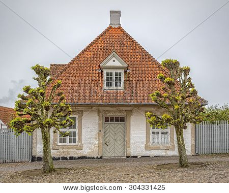 Fredensborg, Denmark - May 18, 2019: Fredensborg Palace Is A Palace Located On The Eastern Shore Of 