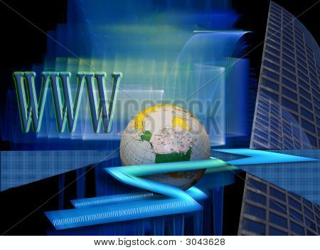Blaue Geschwindigkeit und e-Commerce