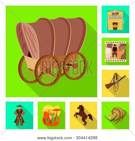 Vector Illustration Of Texas And History Icon. Set Of Texas And Culture Stock Vector Illustration.