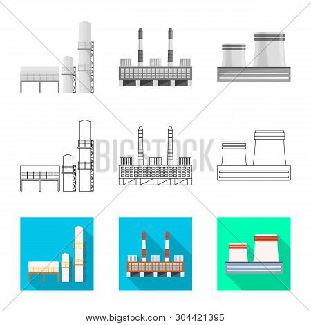 Isolated Object Of Production And Structure Sign. Set Of Production And Technology Vector Icon For S