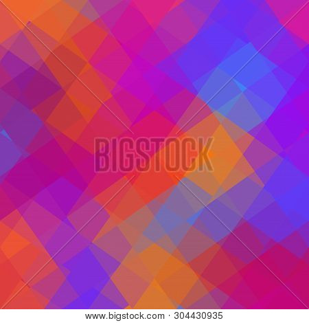 Geometric Abstract Pattern In Low Poly Style.