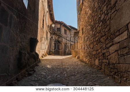 Street Of The Village Of La Alberca, Salamanca Spain