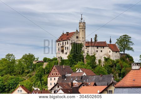 Medieval Castle Of Goessweinstein In Bavaria In Germany
