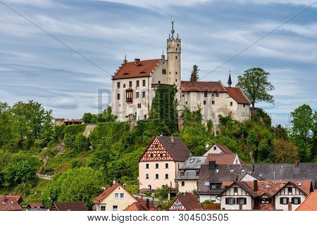 Medieval Castle Of Goessweinstein In Bavaria In Germany