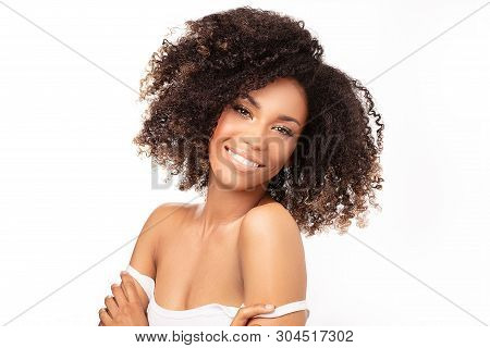 Beauty Portrait Of Afro Woman.