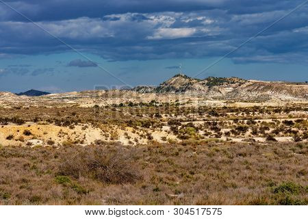 The Badlands Of Abanilla And Mahoya Near Murcia In Spain
