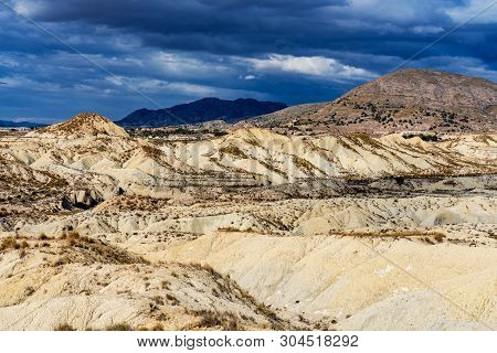 The Badlands Of Abanilla And Mahoya Near Murcia In Spain
