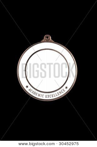 akademische Medal Award isolated on White with Copy space