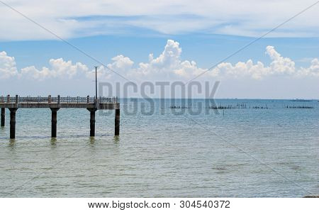 Bangsaen Beach, Chon Buri, Thailand. Beach Concept