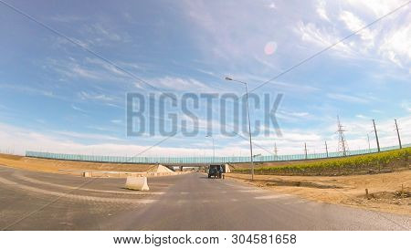 The Town Of Taman, Taman Peninsula, Krasnodar Krai, Russia May 31, 2018. Arrival On The New Bypass R