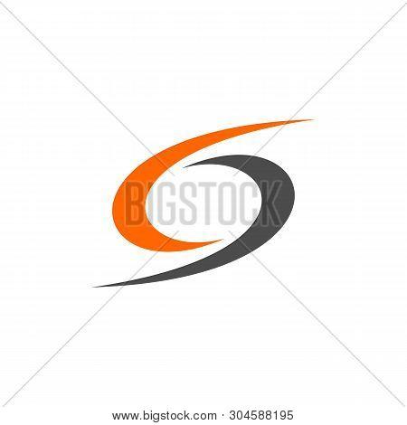 S Letter Swoosh Logo Template Illustration Design. Vector Eps 10.