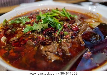 Sze Chuan Spicy Hot Pot Beef Dish