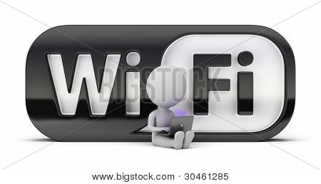 3D kleine mensen - Wifi
