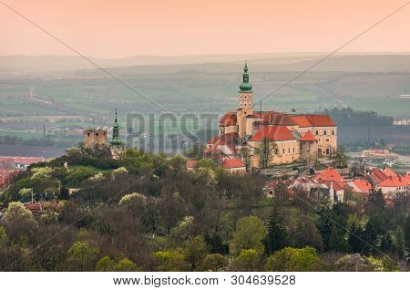 Mikulov Castle In South Moravia, Czech Republic