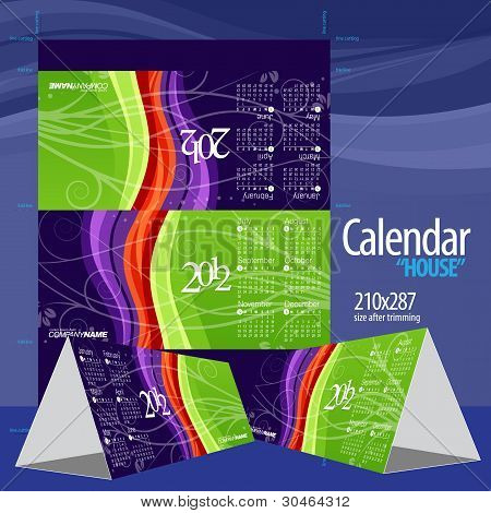 2012 달력입니다. 벡터입니다. 캘린더 