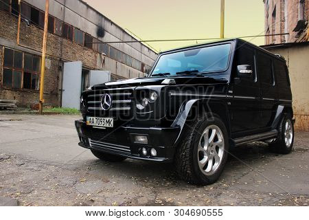 September 4, 2012, Kyiv. Mercedes-benz G55 Amg. Suv In The City