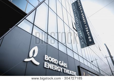 Front Of The Gais Energy Theater In The Docks Of Dublin