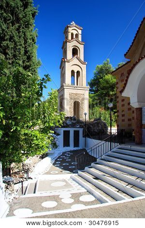 Grèce. Rhodes. Monastère de l'homme de Nektary sacré