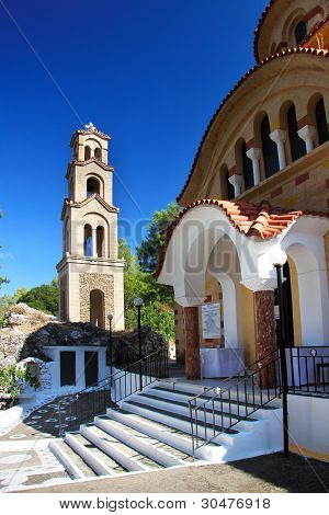 Grèce. Rhodes. Monastère de l'homme de Nektary sacré
