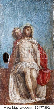 Paolo Veronese: der tote Christus mit dem Engel