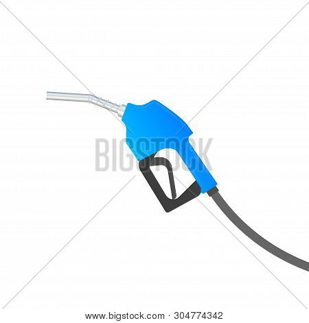 Fueling Gasoline Or Diesel Vector Web Banner. Filling Stations Network, Petroleum. Vector Stock Illu