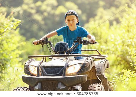 A Trip On The Atv On The Red Road.