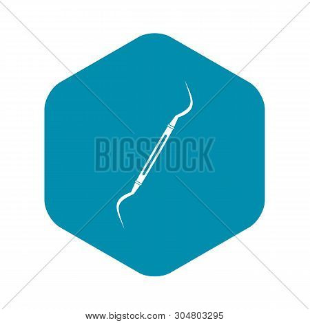 Dental Instrument, Probe Icon. Simple Illustration Of Dental Instrument, Probe Vector Icon For Web