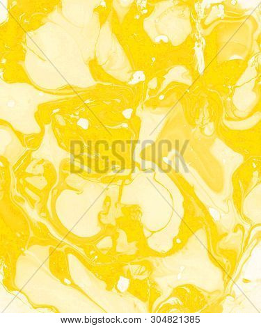 Hand-painted  Abstract Background With Paint Smudges. Design For Background, Banner, Flaer,poster,br