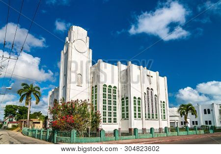 Wesley Methodist Church In Belize City, Central America
