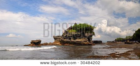 Tanah Lot Temple Panorama, Bali Indonésie