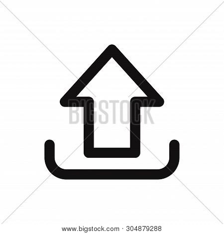 Upload Icon Isolated On White Background. Upload Icon In Trendy Design Style For Web Site And Mobile