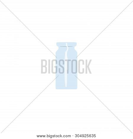 Oil Empty Phial, Tranparent Icy-white Vial, Scent Bottle, Medicine Bottle, Jar. For Drugs, Pills, Oi
