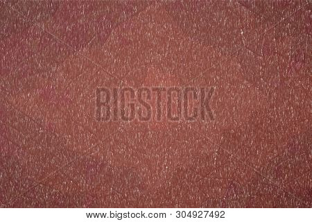 Abstract Illustration Of Acajou Color Pencil Background, Digitally Generated