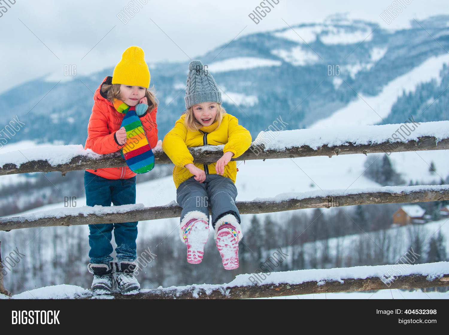 Winter Children Image & Photo (Free Trial) | Bigstock