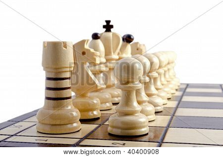 Schach, isoliert weiÃŸ