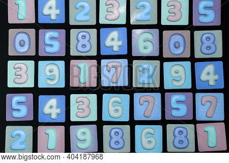 Background Of Numbers. Finance Data Concept. Matematic. Seamless Pattern With Numbers. Financial Cri