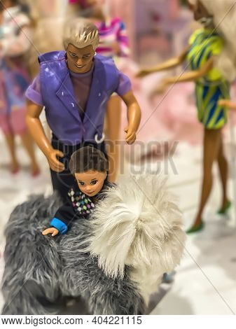 Darmstadt, Germany - September 16th 2020: A German Photographer Visiting Loop5, The Biggest Shopping