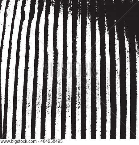 Distress Thread Used Texture. Grunge Rough Dirty Background. Shabby Black Cotton Cover. Overlay Aged