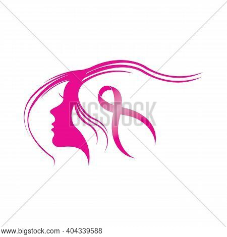 Breast Cancer Awareness Ribbon Vector Illustration