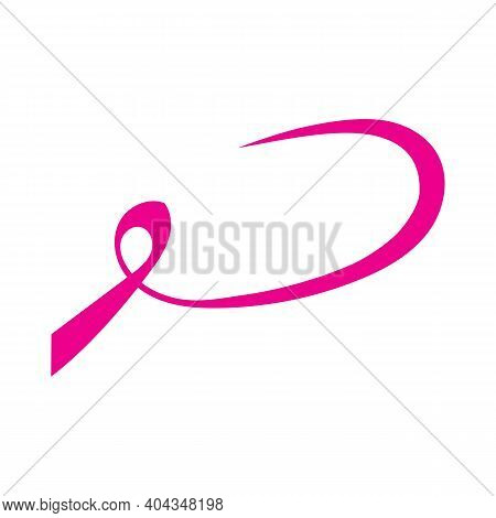Breast Cancer Awareness Ribbon Vector Illustration